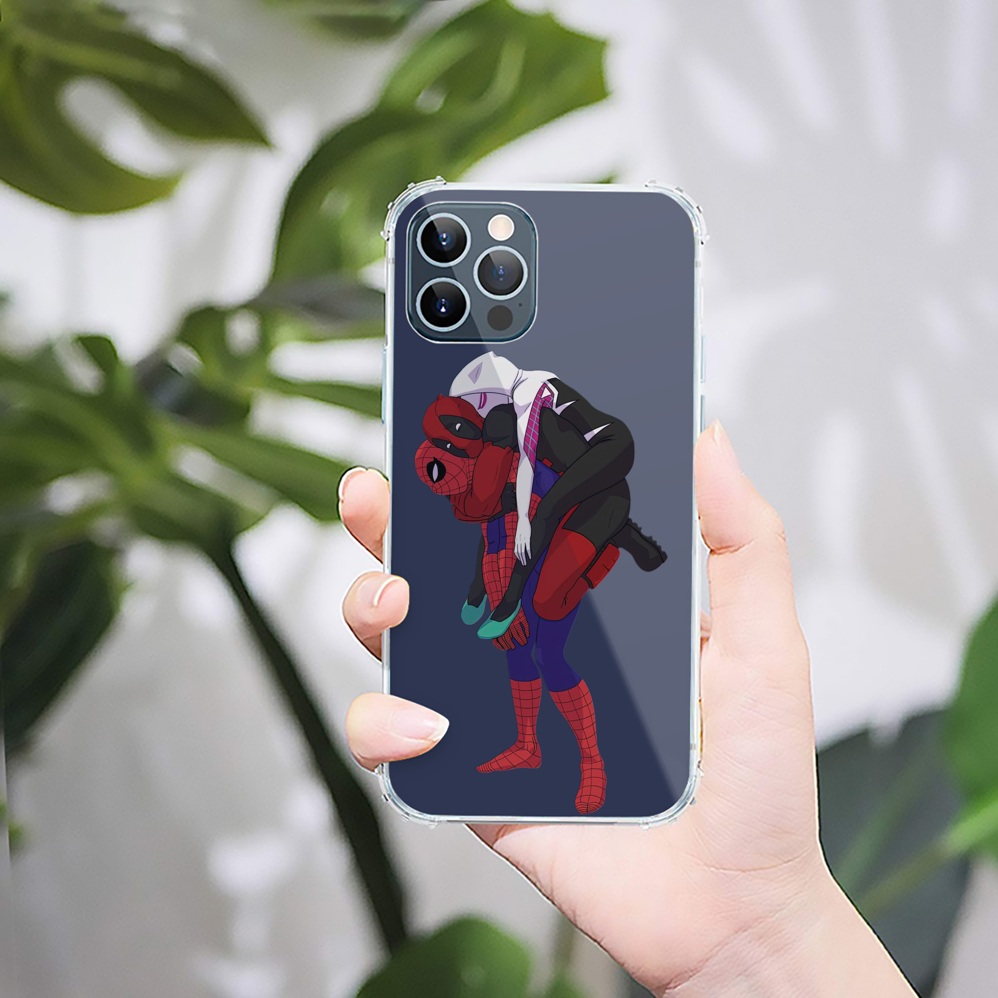 （画像用） Deadpool デッドプール 【iPhone 12シリーズ対応】透明スマホケース（クリアソフトケース）